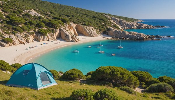 Où trouver un camping en corse en bord de mer pour profiter des plus belles plages